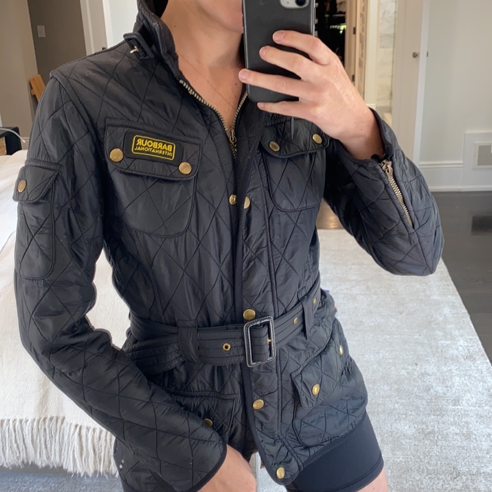 Barbour International Polarquilt Jacket size US 4
